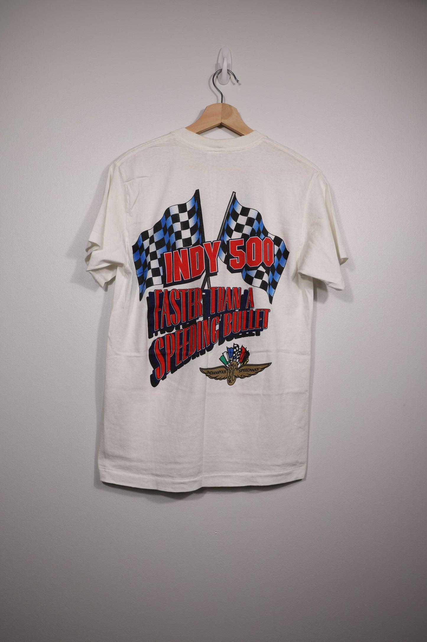 1996 Indy 500 ‘Faster Than a Speeding Bullet’ Shirt