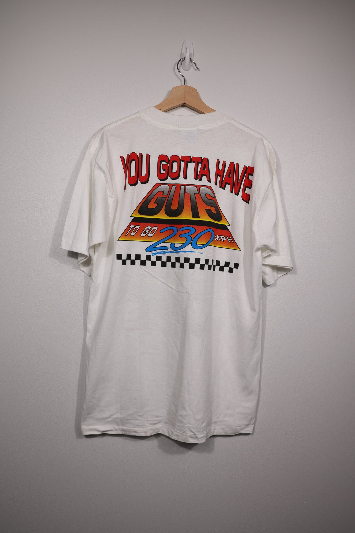 90s ‘You Gotta Have Guts to go 230 MPH’ IndyCar Shirt
