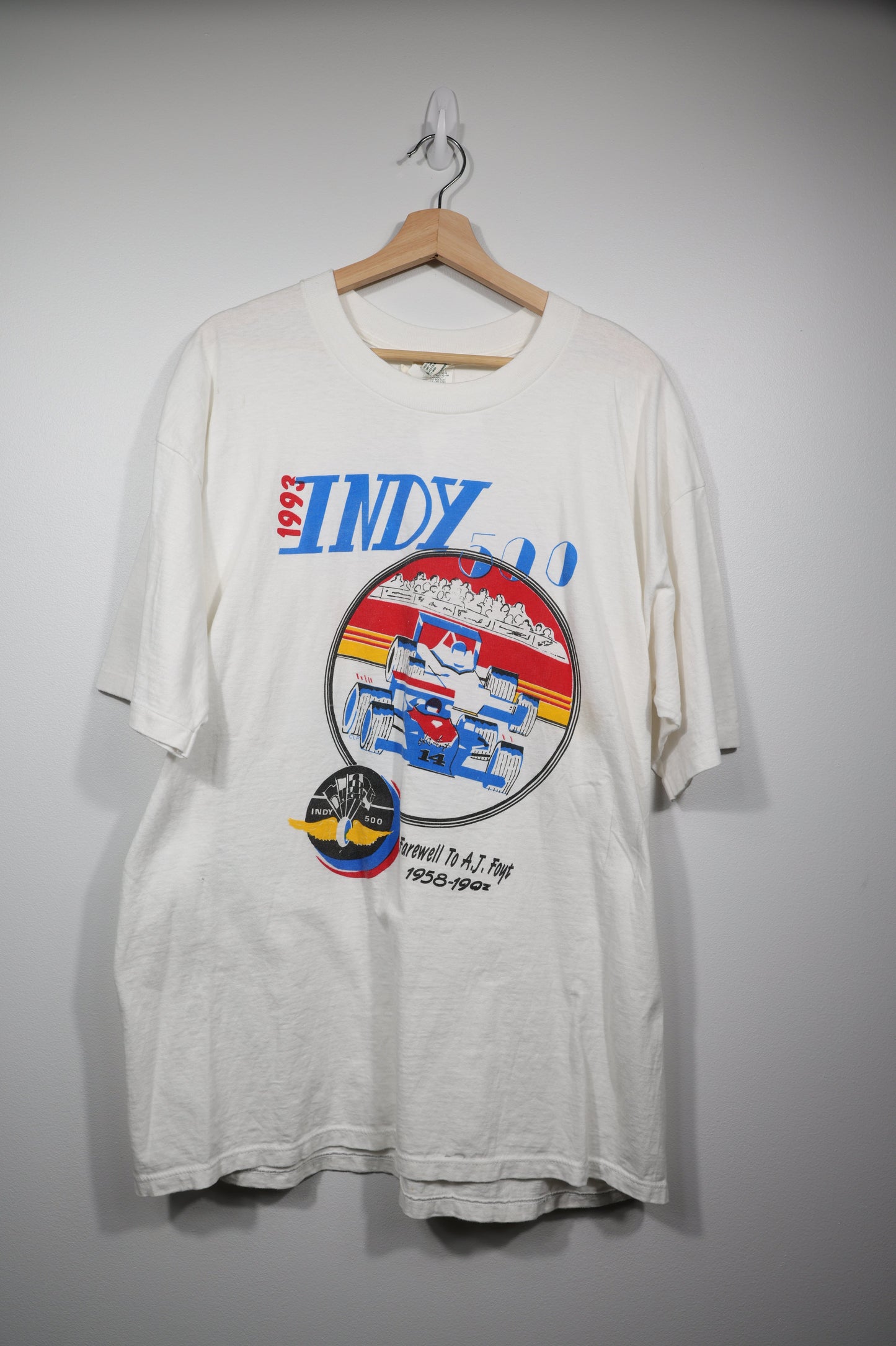 1993 Indy 500 AJ Foyt shirt