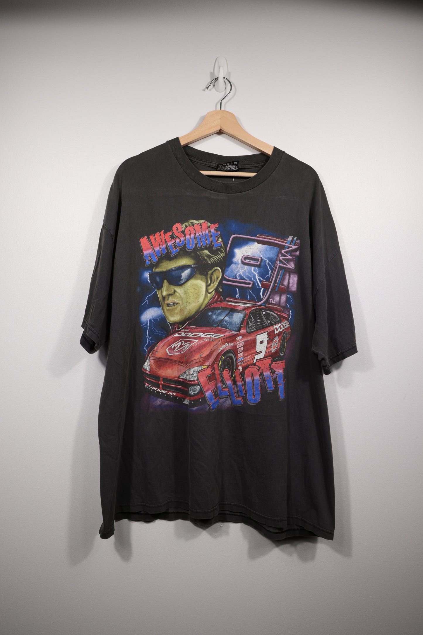 2001 Bill Elliott Faded NASCAR shirt